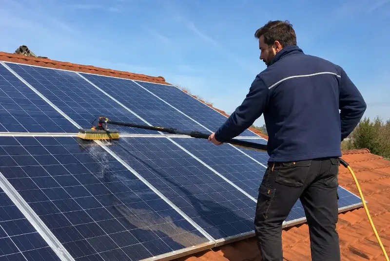Nettoyage et entretien de panneaux solaires à Mézières-sur-Couesnon